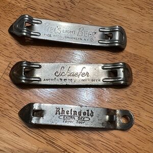 Vintage Church Key can openers.